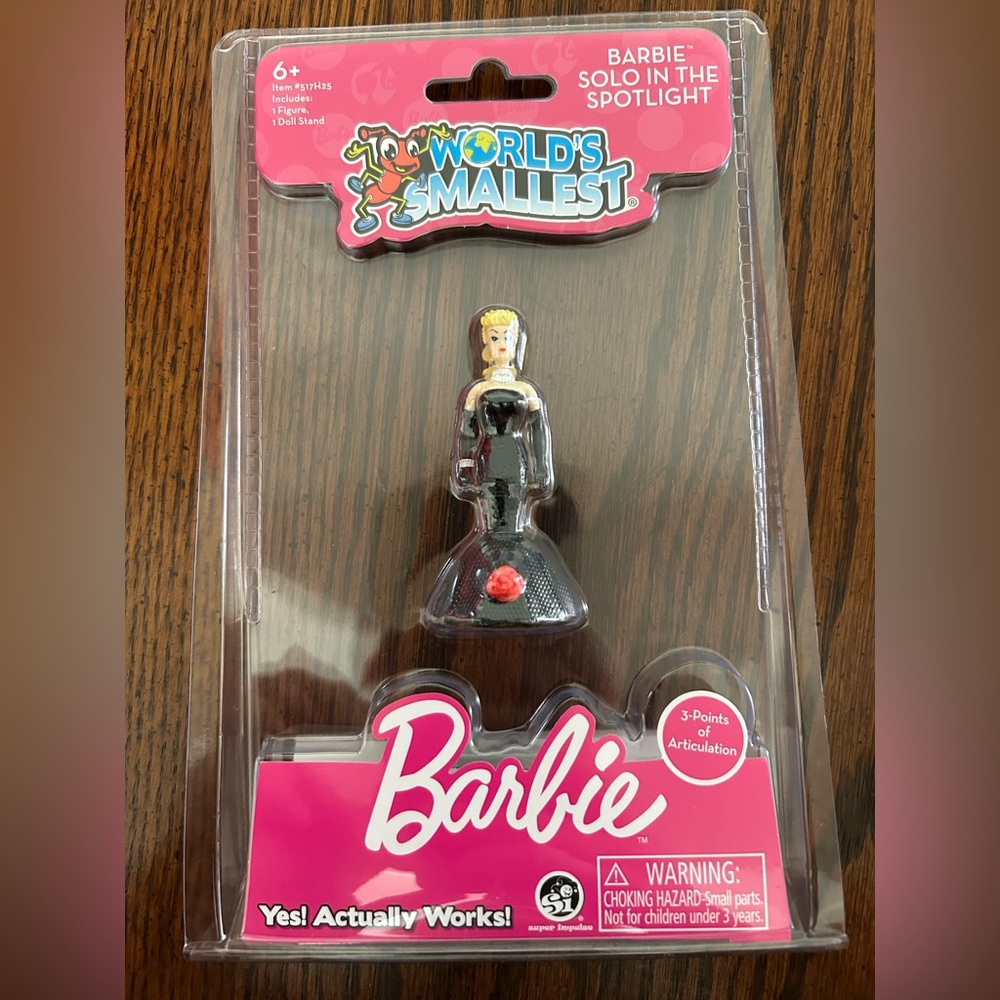 Worlds Smallest Barbie solo in the spotlight